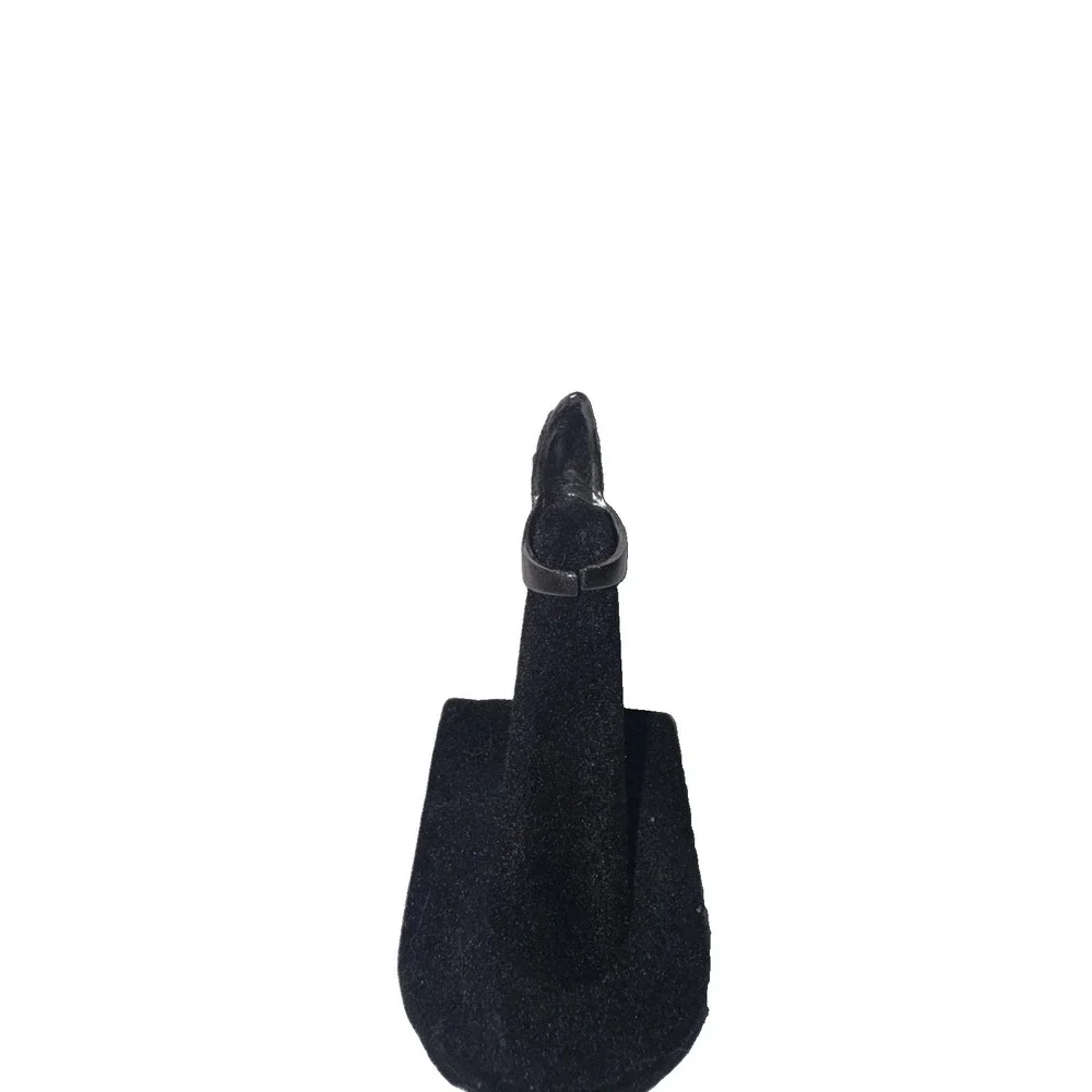 New Adjustable Gunmetal Black Rhinestone Claw / Talon Ring – Gothic Statement